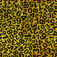 Numbers seamless pattern N5