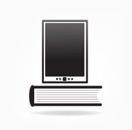 electronic book concept - vector illustration N4