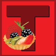 letter T for tart N2