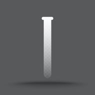 Vector of transparent chemical laboratory equipment icon N3