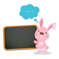 Rabbit on lesson