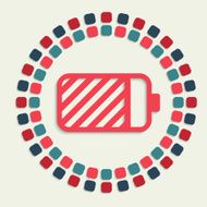creative vector mosaic icon N3