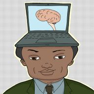 Man With Computer Brain