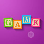 Game - wooden blocks