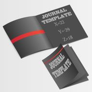 journal template vector