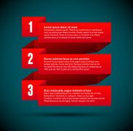Infographic with red spiral ribbons in the dark