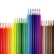 Colored pencils background N5