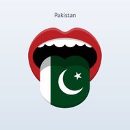 Pakistan language Abstract human tongue