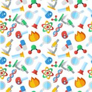 seamless pattrn science N4