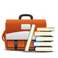 School bag with books N2