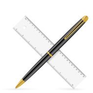 ruler and pen N2