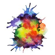 Abstract hand drawn watercolor background N27