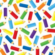 Pencils pattern seamless