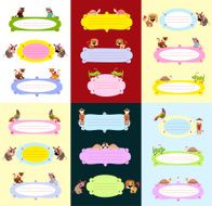 Labels With Exotic Animals N2