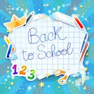 School background wiht bubble