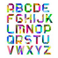 Bright alphabet letters