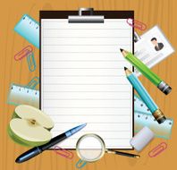 School subjects background