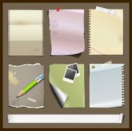 Paper collections design background