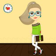 Student lady