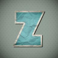 Paper alphabet N36