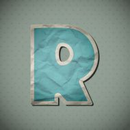 Paper alphabet N38