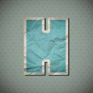 Paper alphabet N39