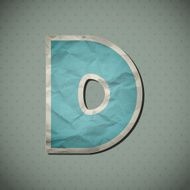 Paper alphabet N40