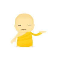 Cartoon Monk N14