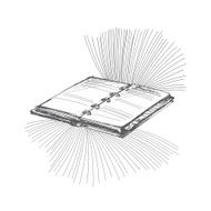 Hand drawn organizer
