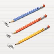 Set of 3 pencils