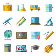 Education Icons Set N71