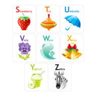 Alphabet from S to Z icons N2