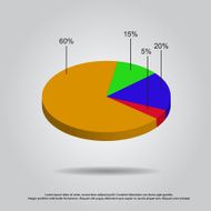 circle graph vector icon