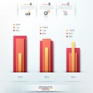 Modern infographics options banner N219