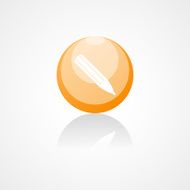 pencil vector web icon N5