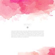 Vector watercolor template N157