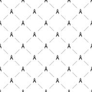 Vector seamless pattern compasses N2