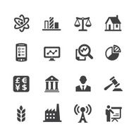 Industry and Big Data Icons - Acme Series