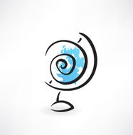 globus grunge icon N2