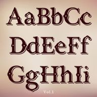 Retro Brown Chocolate Font N4