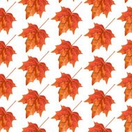 Autumn leaves seamless pattern N11
