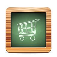 blackboard shopping cart