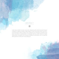 Vector watercolor template N154
