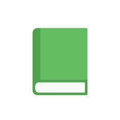 Book vector flat icon