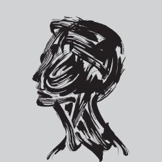 Human head thinking N2