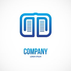 book logo design
