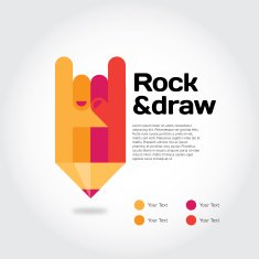 Pencil with cool gesture