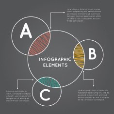 Overlap circles Infographic