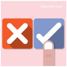 Approval concept The best choice icons N2