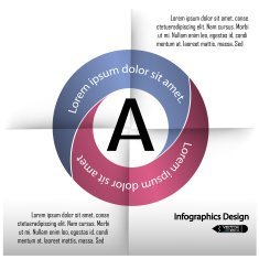 Concept of colorful banners clean presentation template N2
